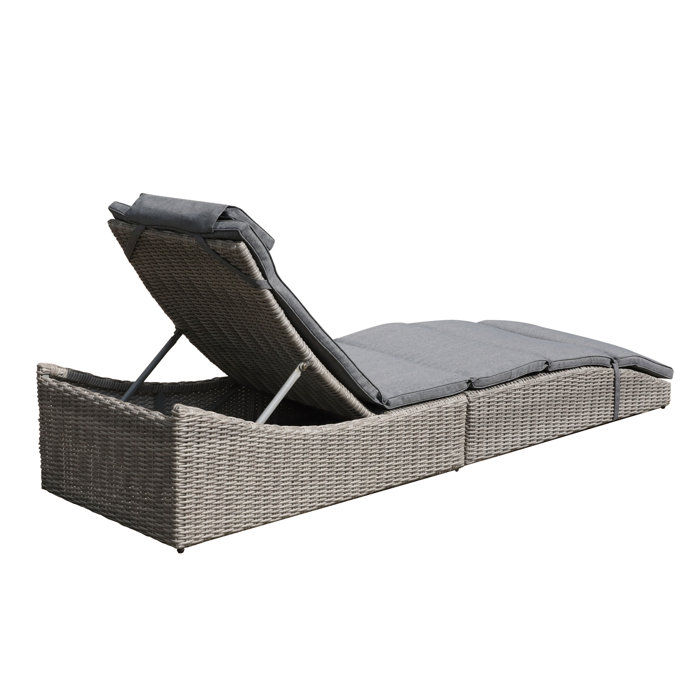 Red Barrel Studio® Maikki 78.7'' Long Reclining Chaise Lounge Set with